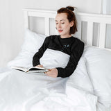 Original Therapiedecke - Gewichtsdecke für Erwachsene mit Baumwollbezug in Weiß