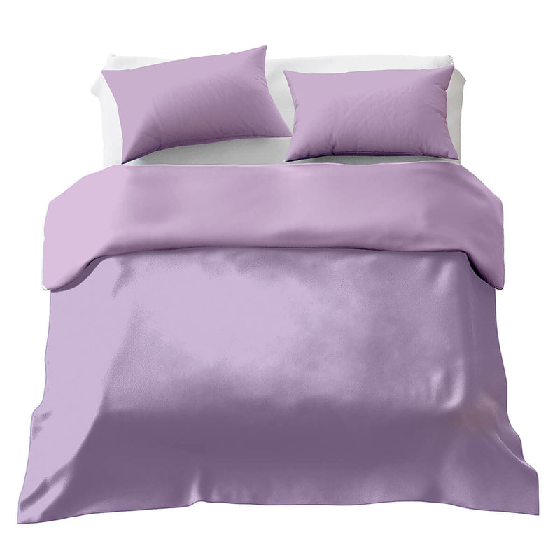SENSO Gewichtsdecken Baumwoll-Bettwäsche Set Lavendel